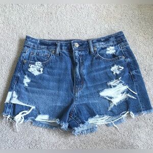 Denim shorts
